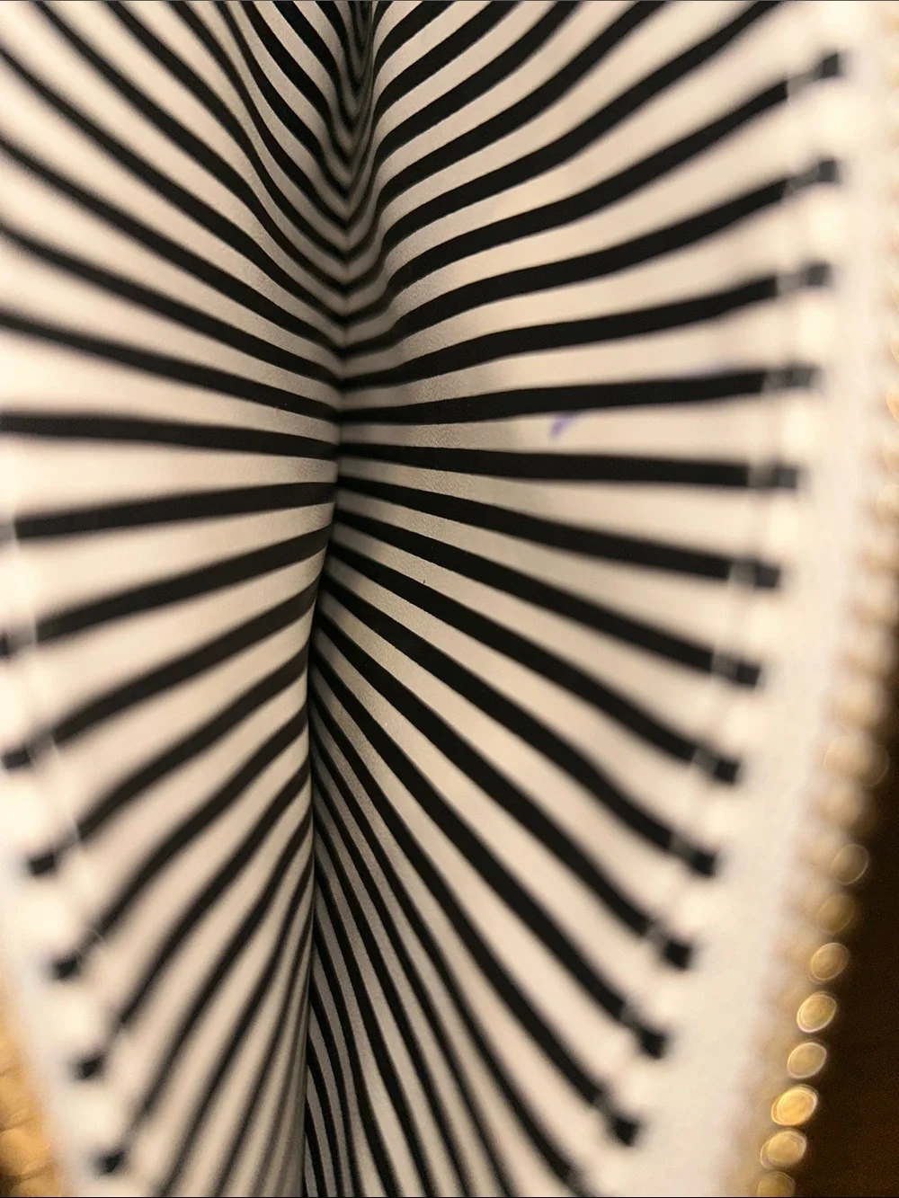 Kate Spade ♠️ Cream and Gold Polka Dot Zip Pouch - Picture 5 of 5